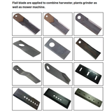 Premium Heavy-Duty Flail Knives for Agricultural Mowers – Wear-Resistant, Sharp Cutting Blades, Universal Fit for Most Farm Machinery