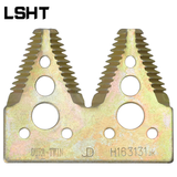 For John Deere harvesters. One-Piece Agricultural Blades - Durable High-Strength Alloy for Harvesters/Mowers, Ideal for Crop Cutting & Weed Trimming