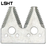 For John Deere harvesters. One-Piece Agricultural Blades - Durable High-Strength Alloy for Harvesters/Mowers, Ideal for Crop Cutting & Weed Trimming